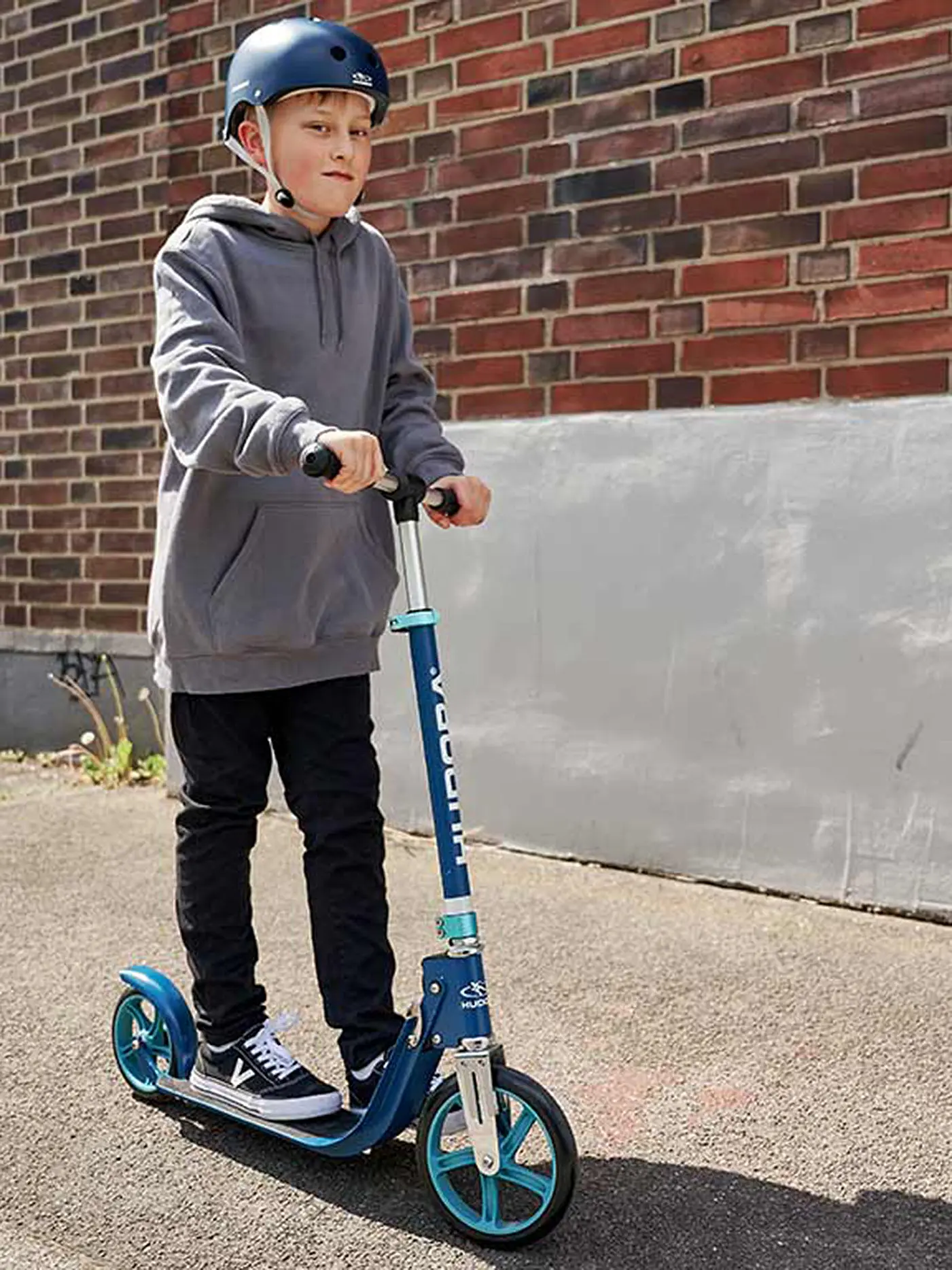 HUDORA | Roller BigWheel® 215 Scooter Azurblau | 